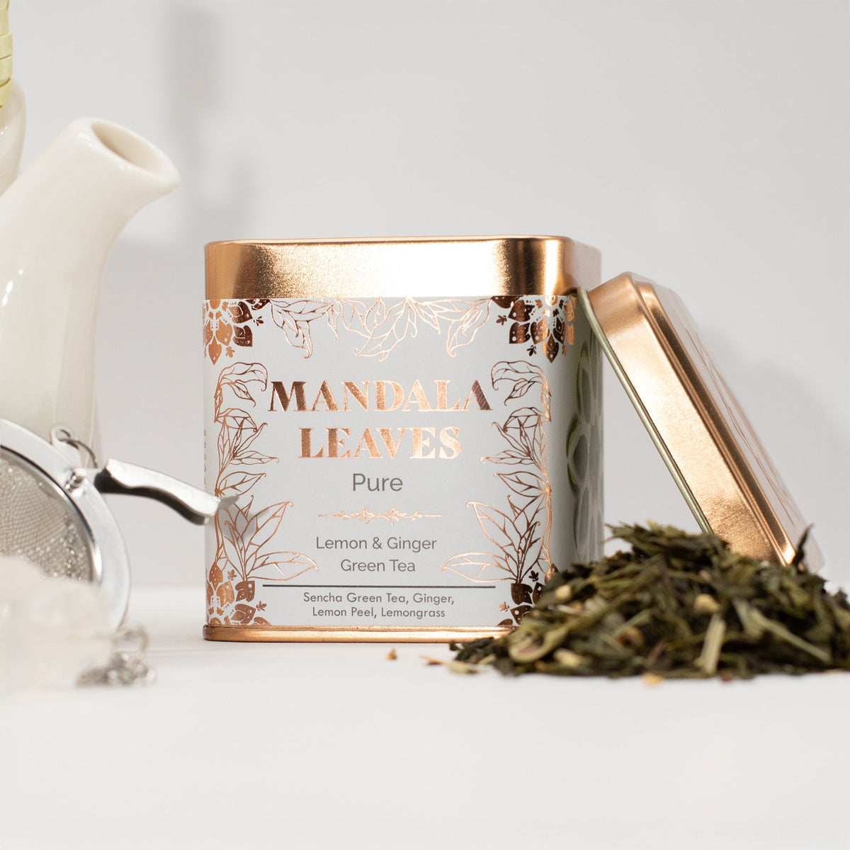 Té Verde con Limón y Jengibre Orgánico - Infusión Sencha 50g