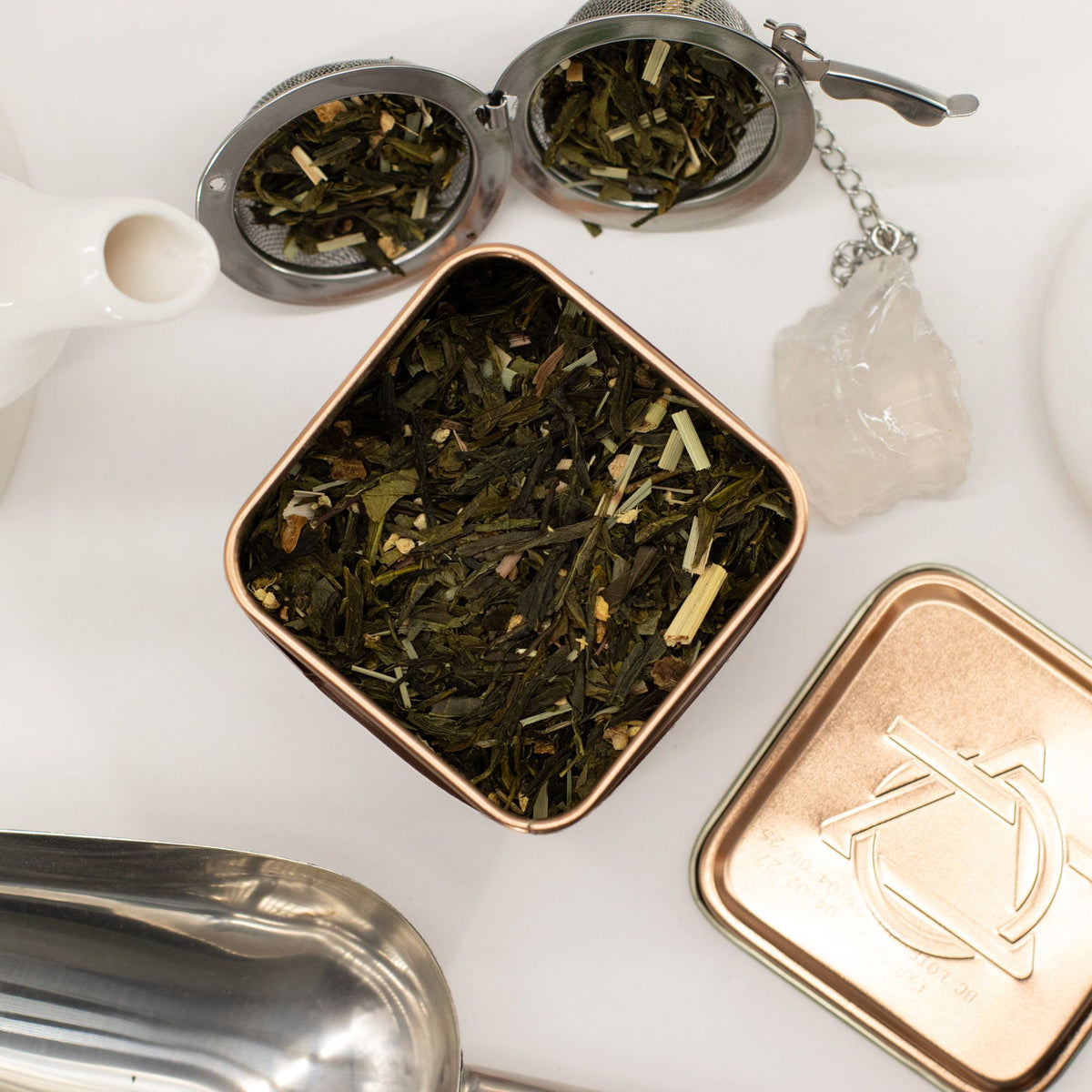 Té Verde con Limón y Jengibre Orgánico - Infusión Sencha 50g