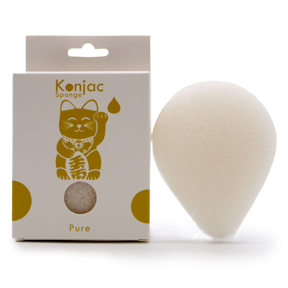 Esponja Facial Konjac - Natural - Pieles Sensibles AW Dropship España