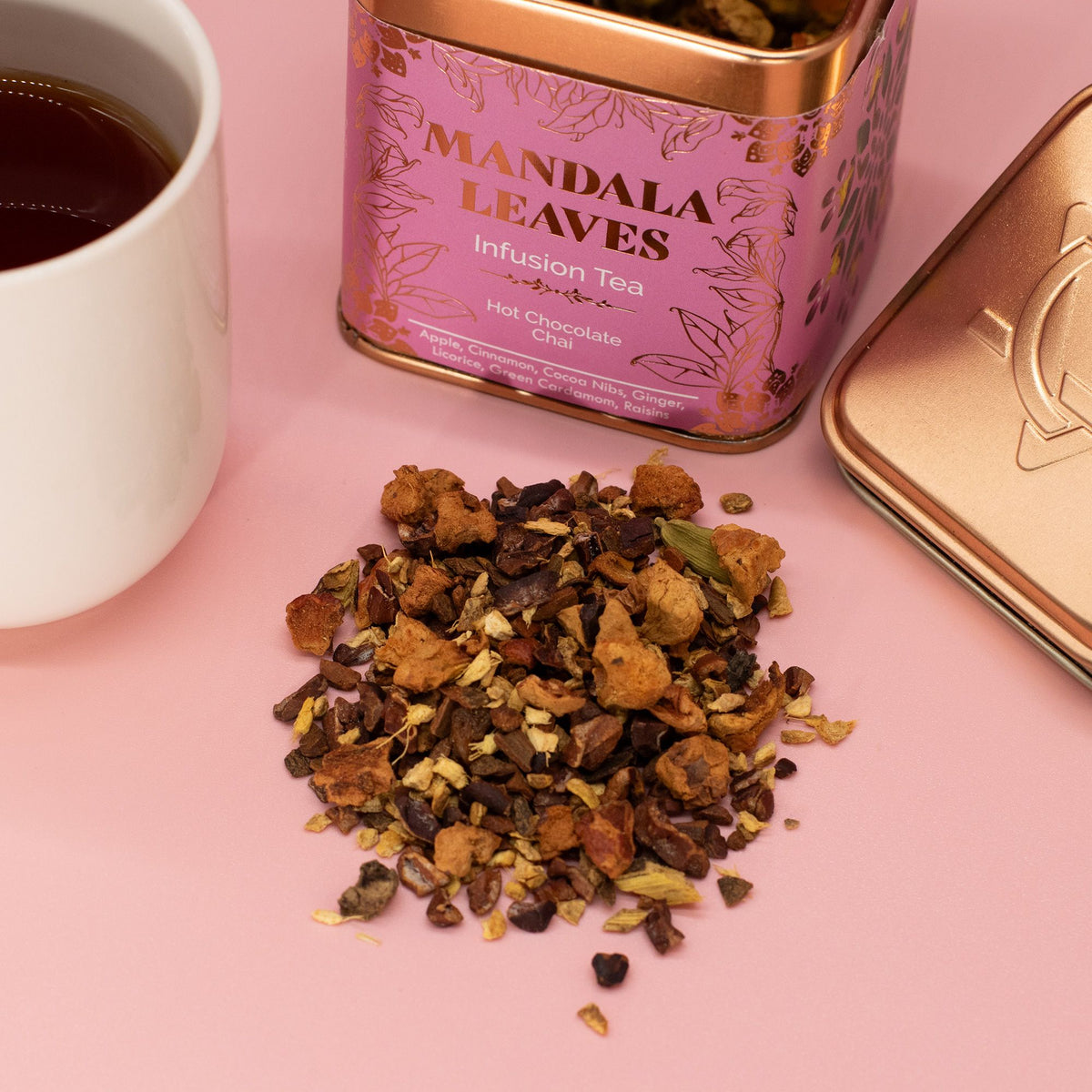 Infusión Chai de Chocolate Caliente - Té Artesanal 50g