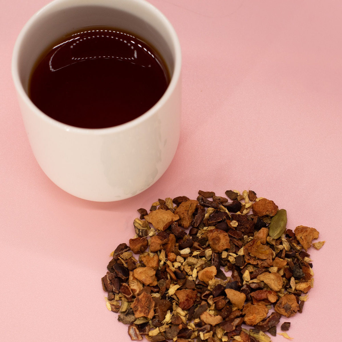 Infusión Chai de Chocolate Caliente - Té Artesanal 50g