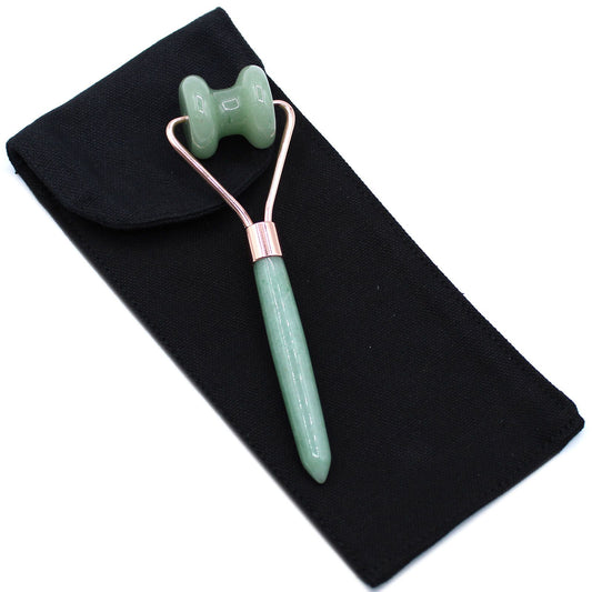 Rodillo Facial de Piedras Preciosas - Jade AW Dropship España
