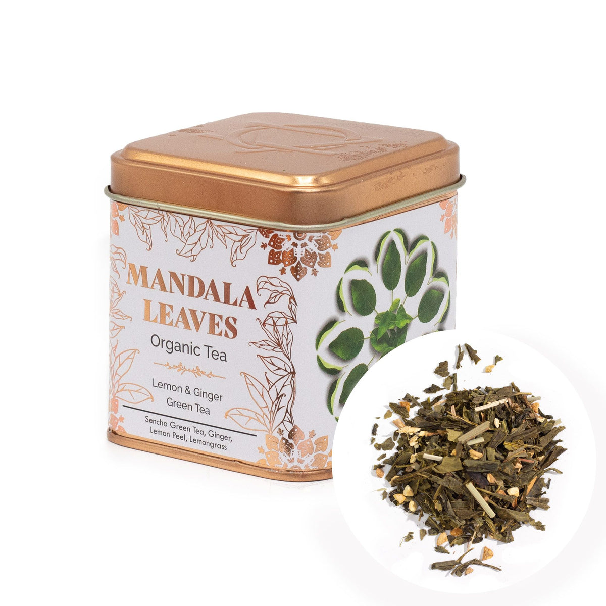 Té Verde con Limón y Jengibre Orgánico - Infusión Sencha 50g