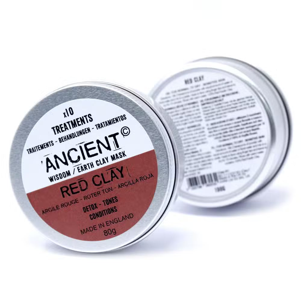 Kit Cuidado Facial Piel Normal: Aceite Tonificante, Arcilla Roja y Mini Rodillo de Cuarzo