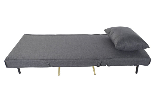 Sofá cama sillón gris