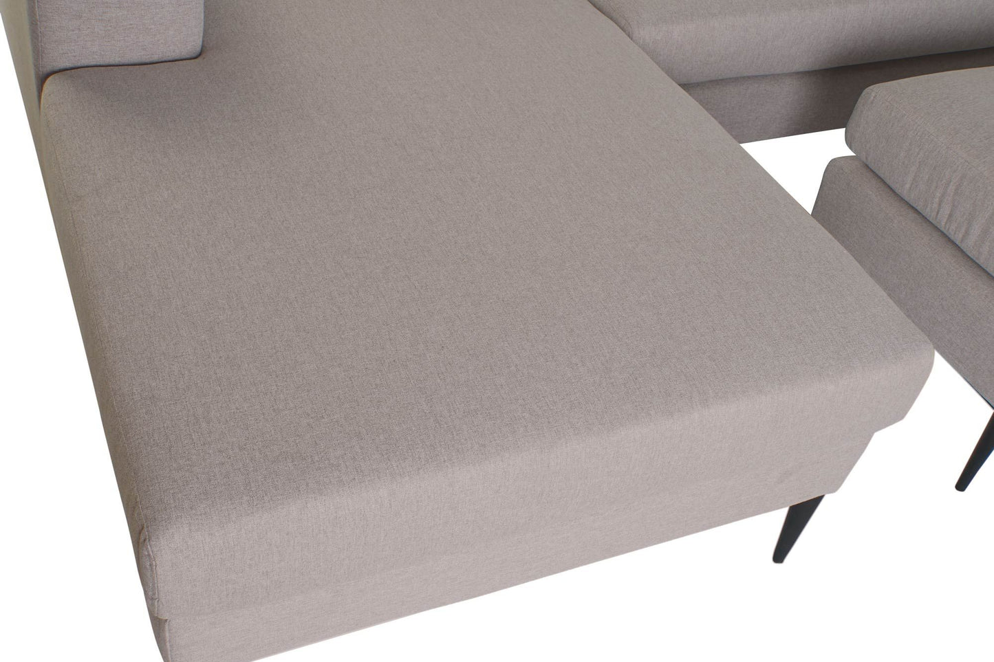 Sofá poliéster Chaiselongue gris oscuro