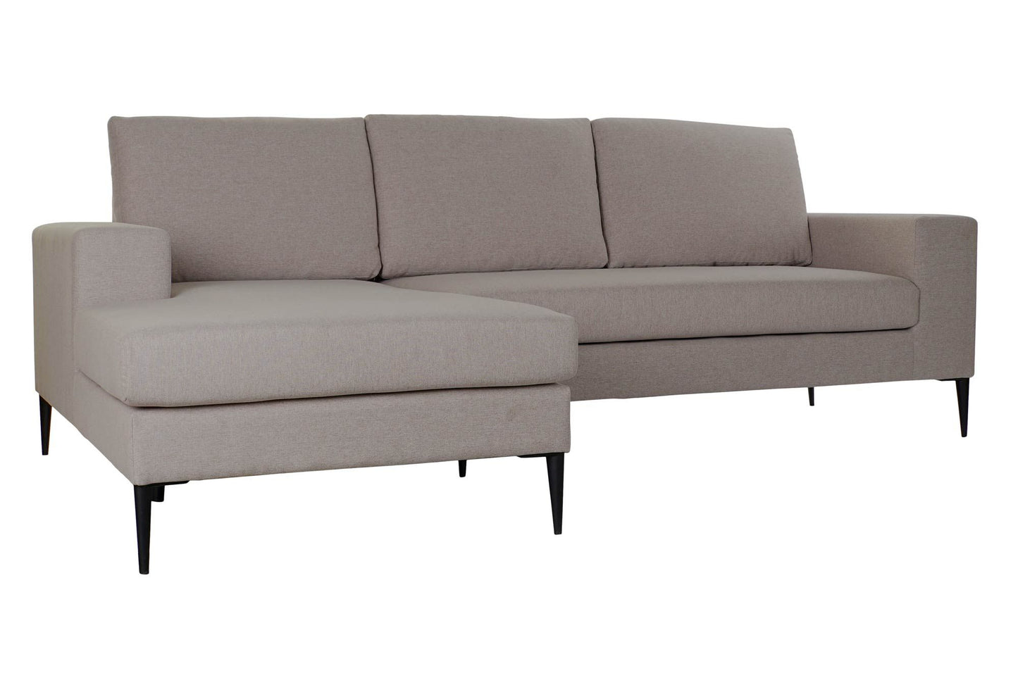 Sofá poliéster Chaiselongue gris oscuro