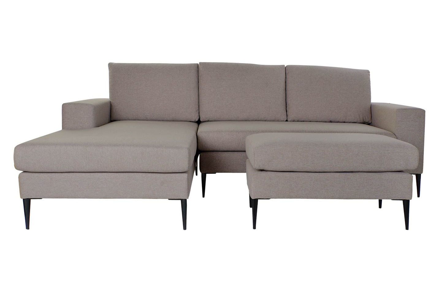 Sofá poliéster Chaiselongue gris oscuro