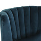 Sillón Velvet Rubberwood Cojín turquesa