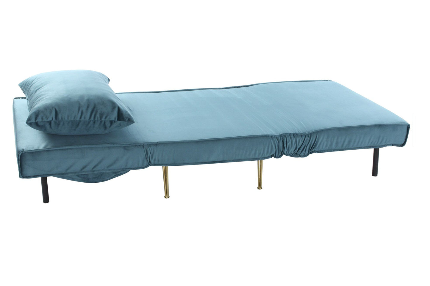 Sofá cama sillón  turquesa