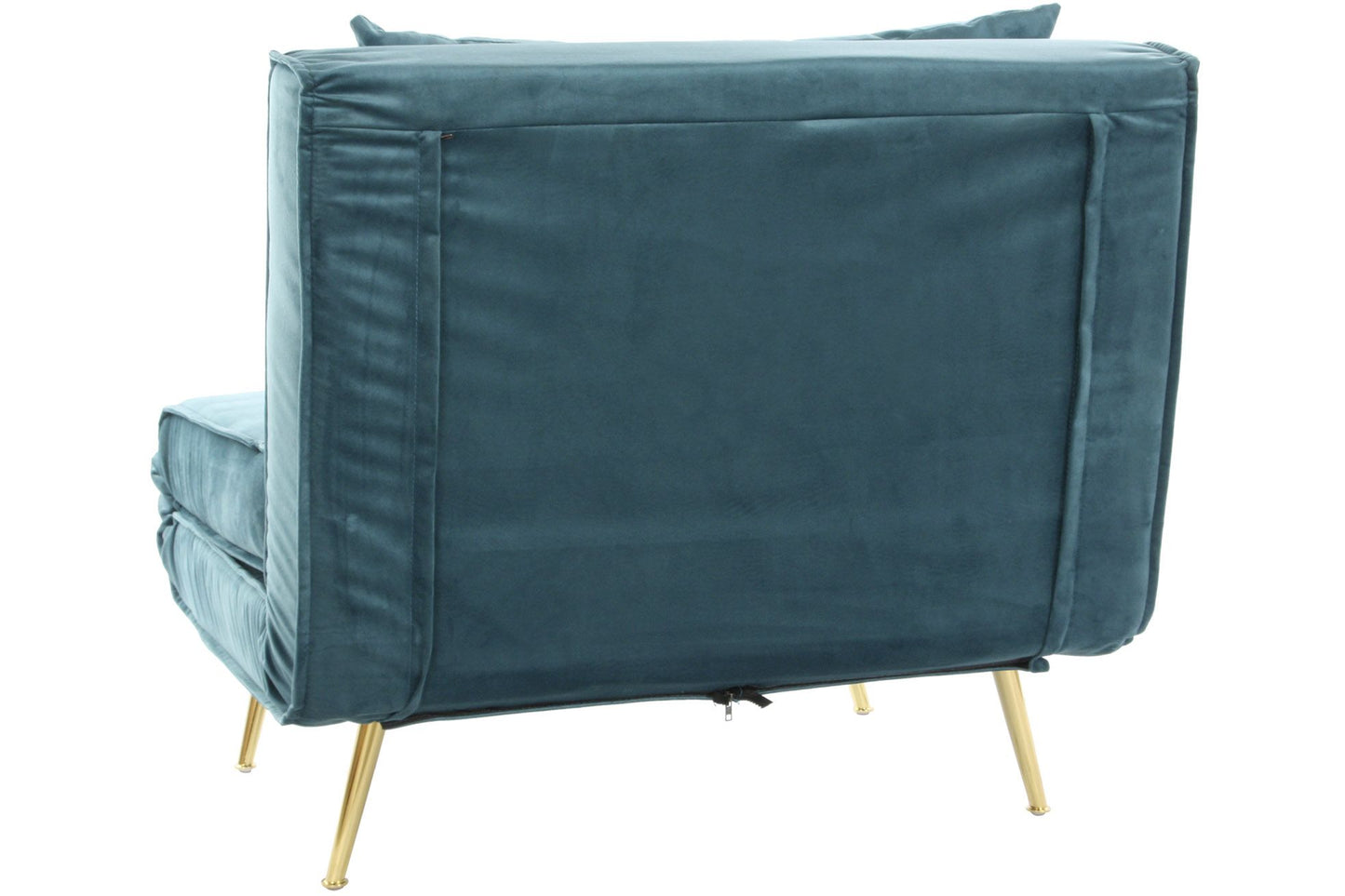 Sofá cama sillón  turquesa