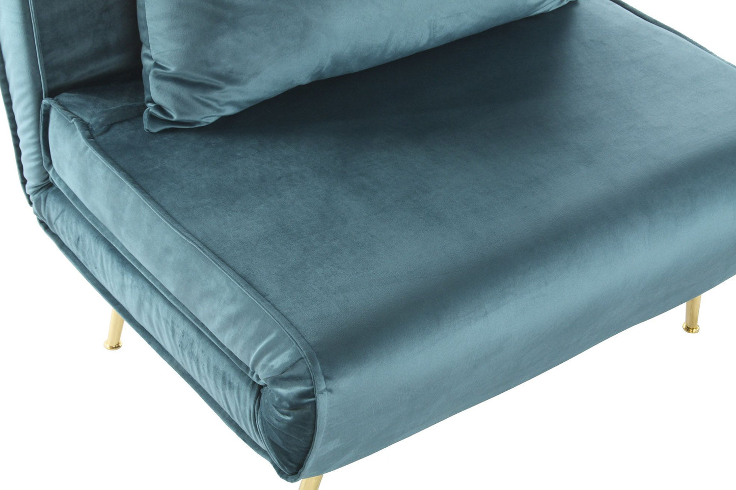 Sofá cama sillón  turquesa