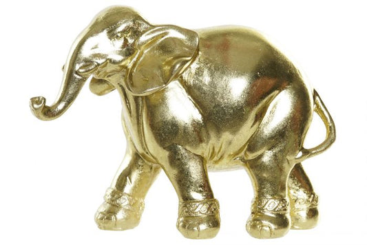 Figuro resina Elefante dorado